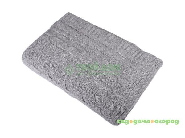 Фото Плед Kanodia Вязаный Grey