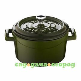 Фото Мини-кастрюля Lava Trendy Green овальная 350 мл