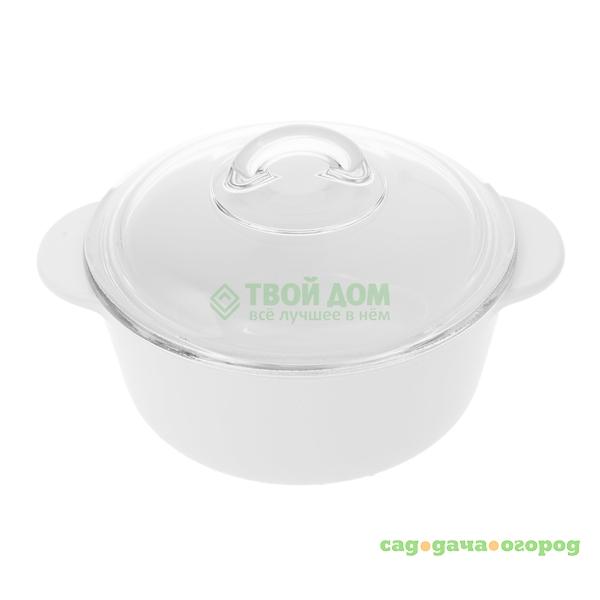 Фото Кастрюля Pyrex Pyroflam White 1л