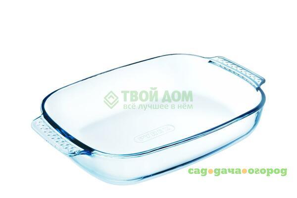 Фото Форма для запекания Pyrex Classic Easy Grip Glass Прямоугольная 39х25 см (232B000/5046/5646)