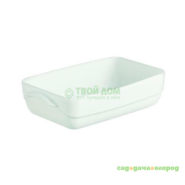 Фото Форма для запекания Pyrex Wave Ceramic white Прямоугольная 21х14 см (C306B01/5044)