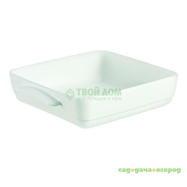 Фото Форма для выпечки Pyrex Wave Ceramic white Квадратная 22х22 см (C311B01/5044)