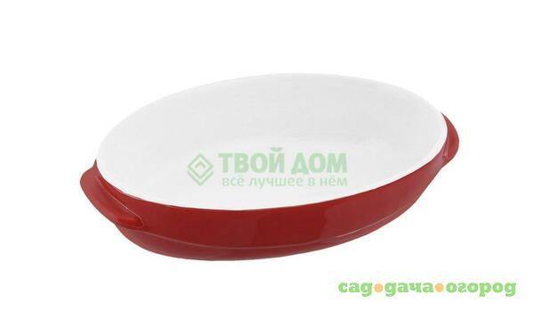 Фото Форма для запекания Pyrex Форма овальная 25x17cm-1.6l wave red (C302B05/5044)
