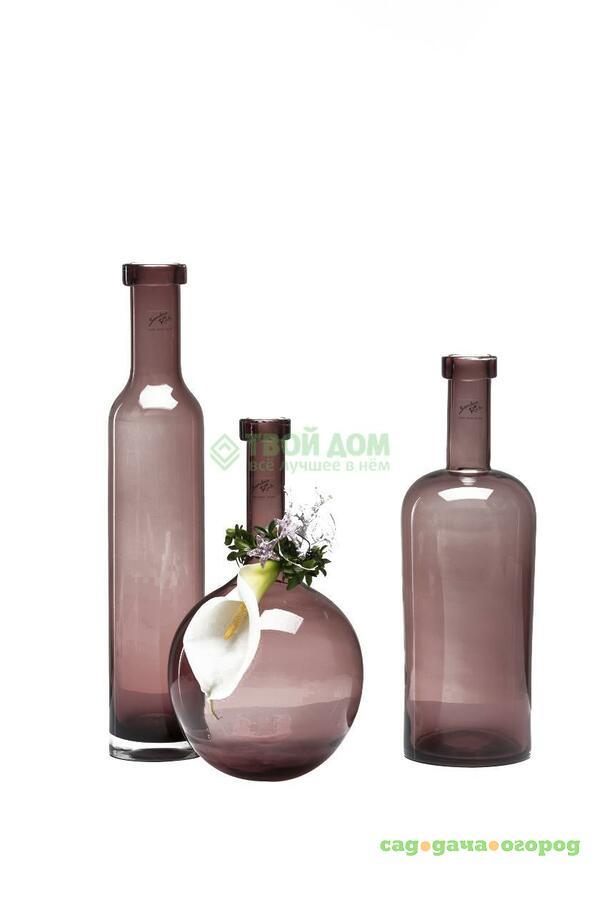 Фото Sandra rich bottle Ваза д12.5см 37см фиолет (6002 37 PU)