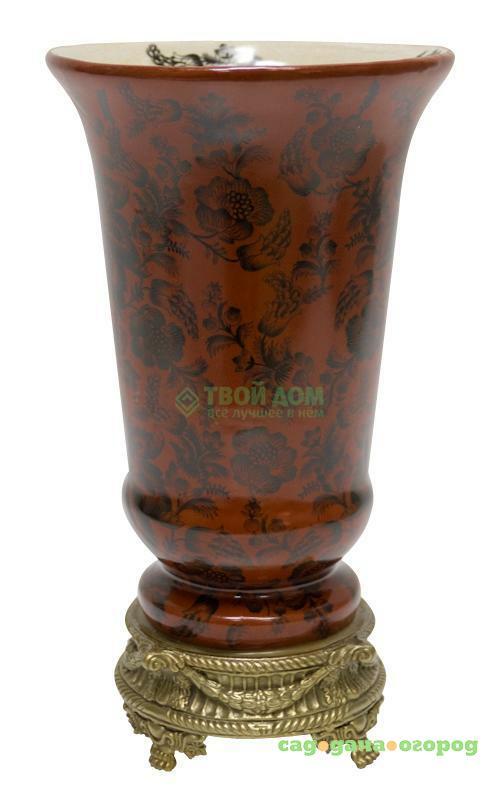 Фото Wah Luen Handicraft Ваза 25 см красная (31G1288/A227C/RD3340)