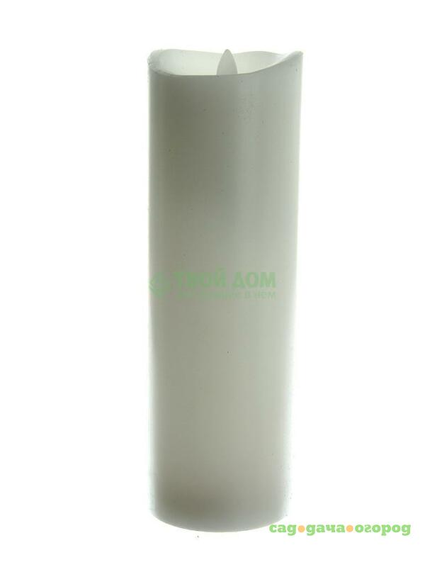 Фото Lux candle Свеча led 8x25 белая (CND-003)