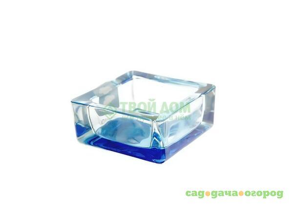 Фото Подсвечник Leonardo Light blue quad 6см (36326)