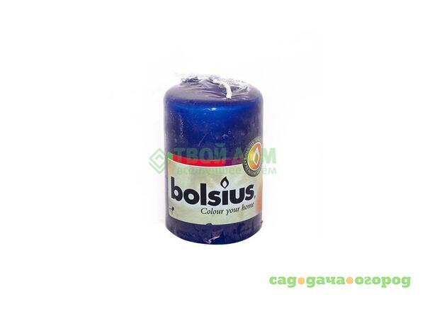 Фото Свеча Bolsius 80/50 синий