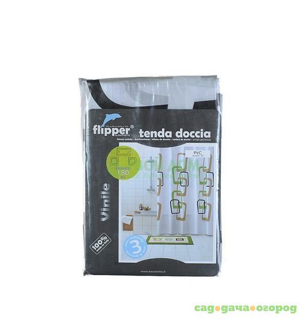 Фото Штора для ванной комнаты Flipper tenda pvc quadri 180x200 40109421000/109421000