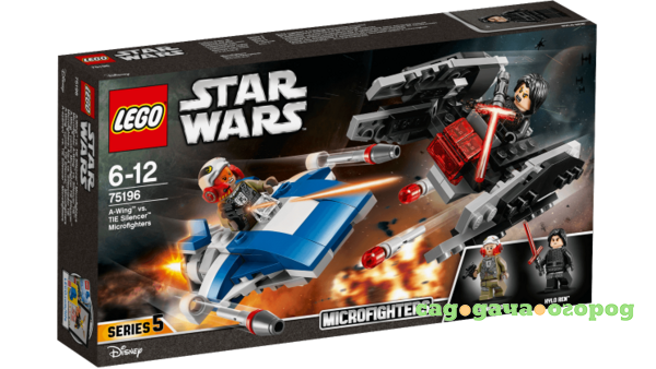Фото Истребитель звездные войны типа a Lego 75196