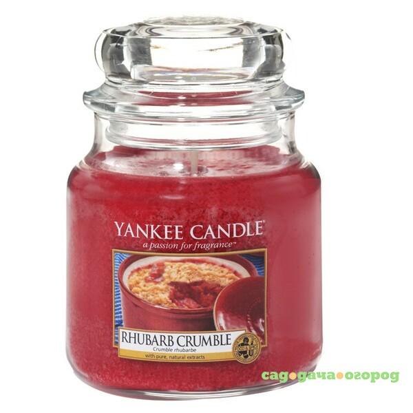 Фото Ароматическая свеча Yankee Candle Ревеневый пирог (1519662E)