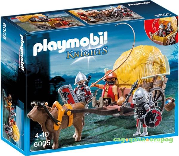 Фото Конструктор Playmobil Рыцари Сокола с камуфляжной повозкой