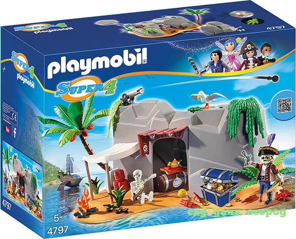 Фото Конструктор Playmobil Пещера Пирата