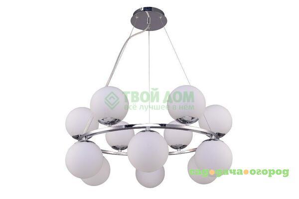 Фото Люстра подвесная LuceSolara Moderno 3020/12H Chrome/White