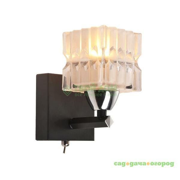 Фото Бра IDLamp 205/1A-Blackchrome