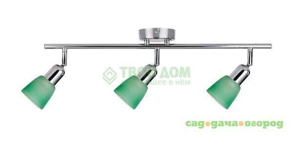 Фото Спот LuceSolara Moderno 5043 3PA Chrome/Green (5043/3PA Chrome/Green)