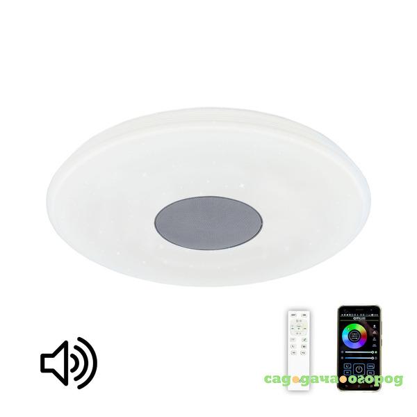 Фото Люстра музыкальная с Bluetooth и пультом Citilux Light & Music хром CL703M50