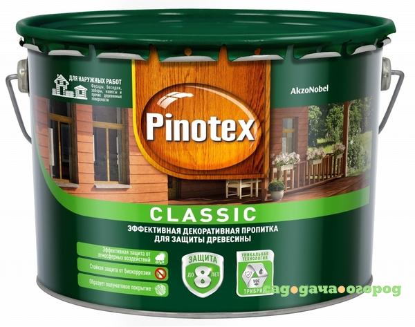 Фото Пропитка pinotex classic сосна 10л