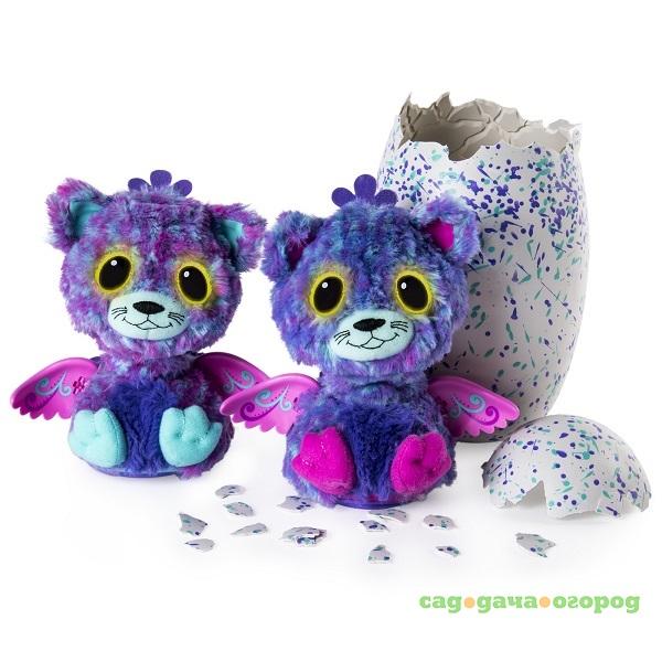 Фото Сюрприз-близнецы интерактивные питомцы Hatchimals 19110-PURP