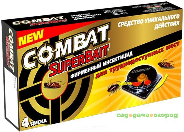 Фото Ловушка для тараканов Combat super bite 4шт