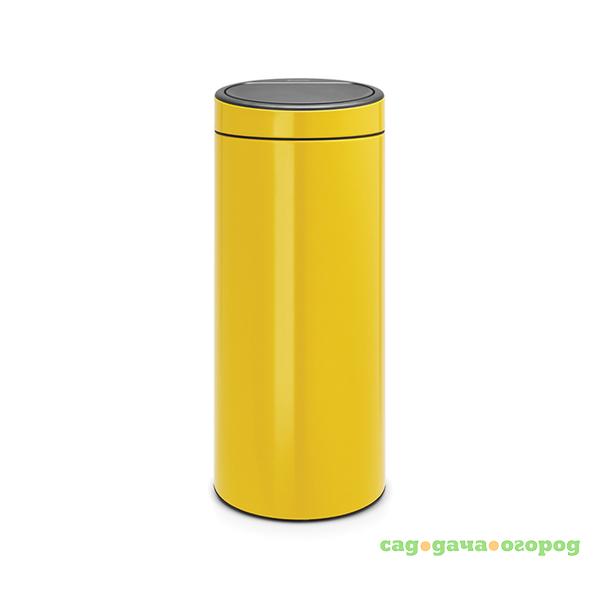 Фото Бак мусорный 30л маргаритка Brabantia touch bin 115240