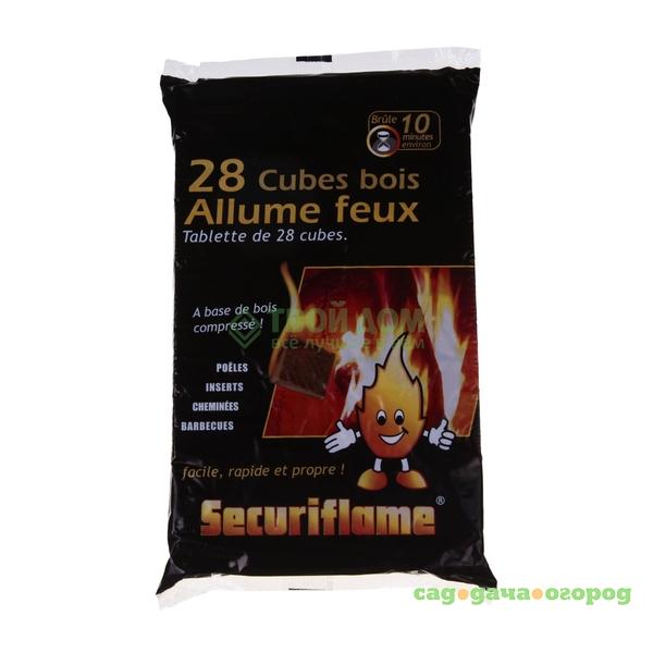 Фото Бруски для розжига Securiflame Allume-Feux 28 Cubes Bois