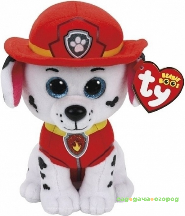 Фото Мягкая игрушка TY Beanie Babies Собачка Маршал 15см