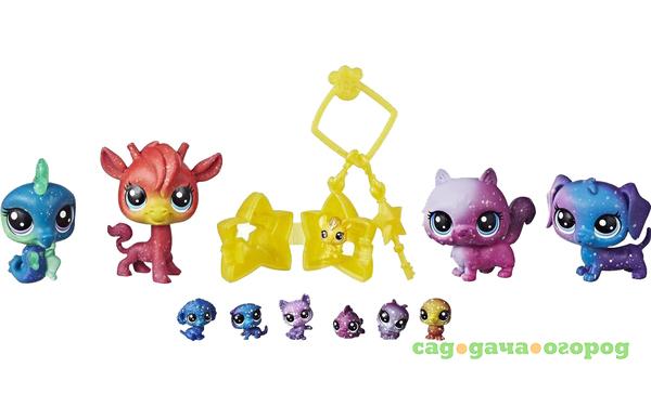 Фото Игровой набор Hasbro Littlest Pet Shop 11 космических Петов