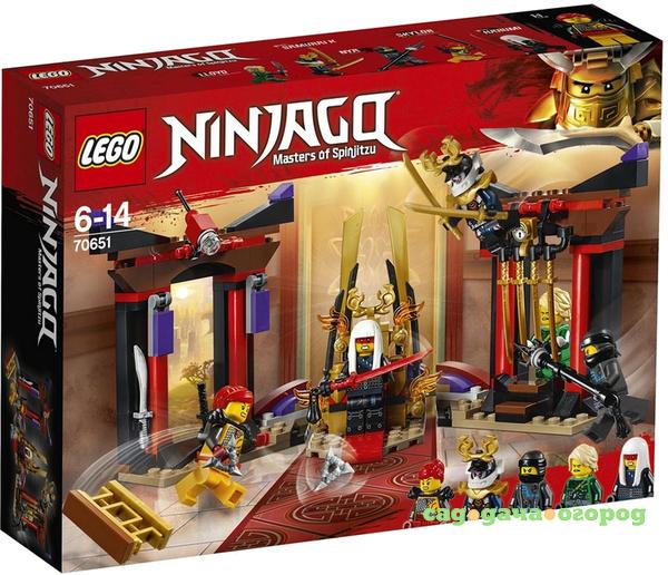 Фото Конструктор LEGO Ninjago Решающий бой в тронном зале 70651