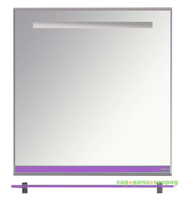 Фото Зеркало Джулия 75 сиреневое Мисти