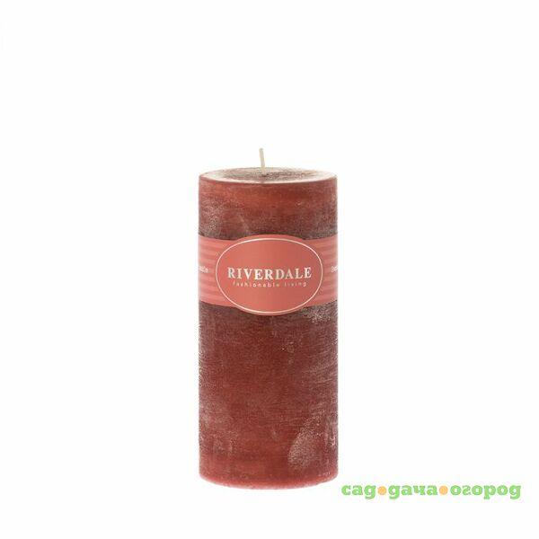 Фото Свеча pillar rose 7.5х15см Riverdale