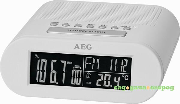 Фото Радиочасы AEG MRC 4145 F White