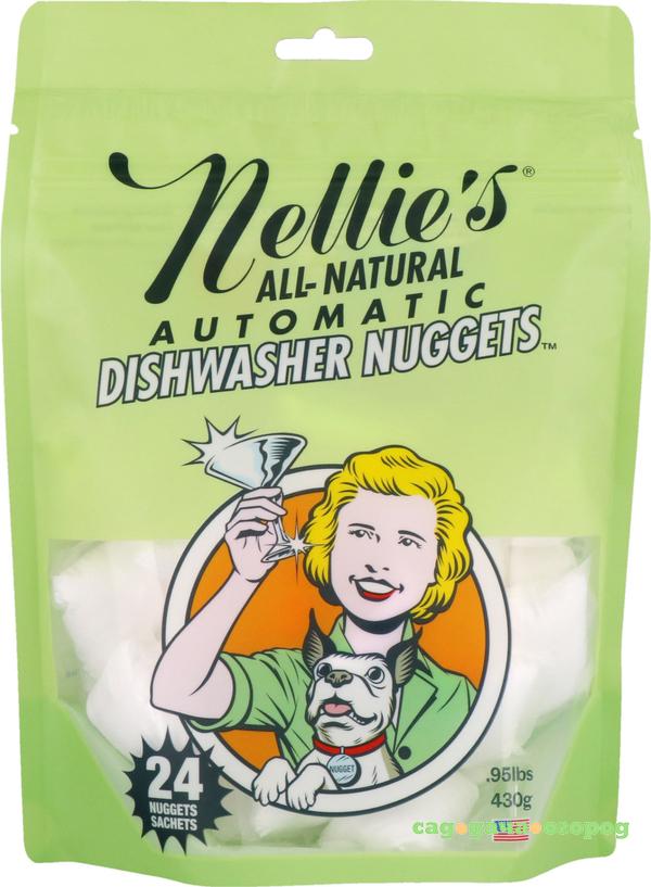Фото Таблетки для посудомоечной машины Nellie's All-Natural Automatic Dishwasher Nuggets 24 шт