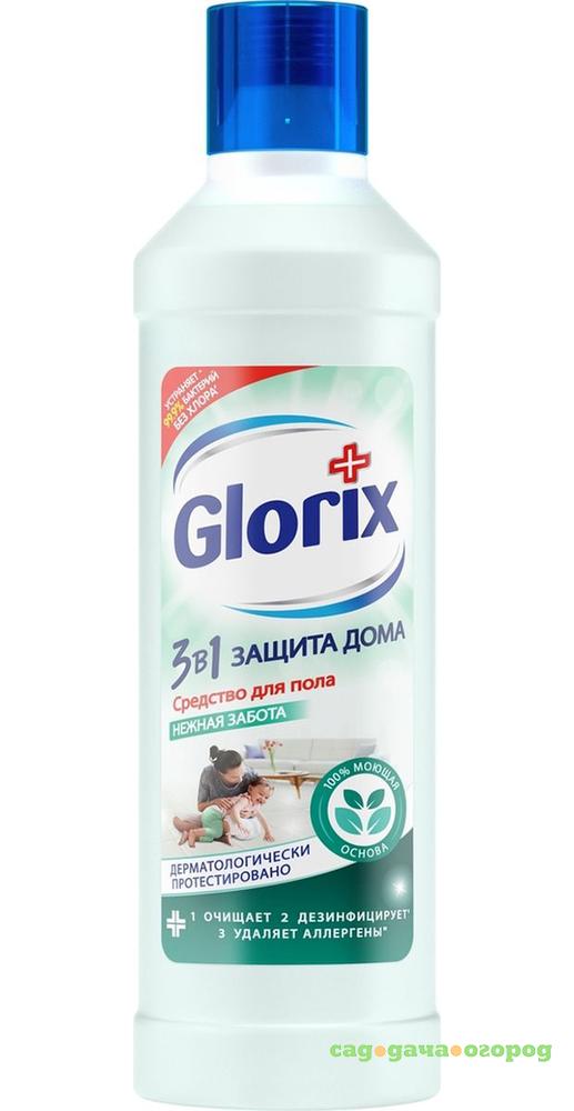 Фото Средство для мытья пола Glorix Нежная забота 1 л