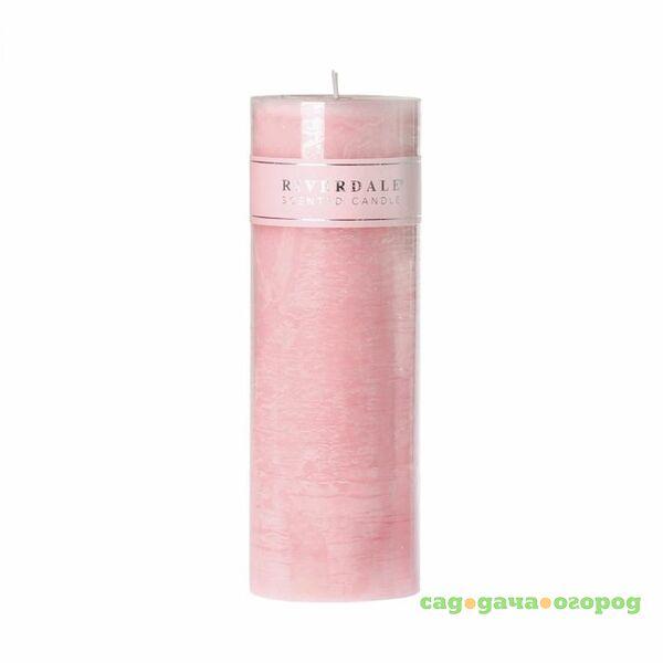 Фото Свеча pillar светло-розовая 7.5х23см Riverdale