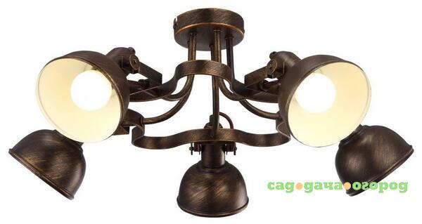 Фото Потолочная люстра Arte Lamp Martin A5216PL-5BR