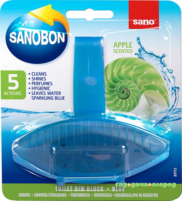 Фото Туалетный блок Sano Sanobon Apple 55 г