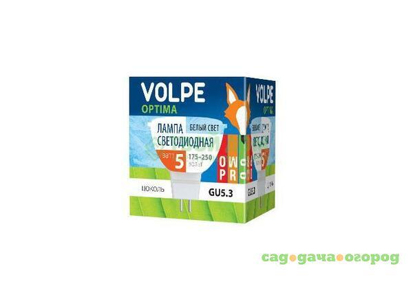 Фото Лампочка Volpe LED-JCDR-5W/NW/GU5.3/O КАРТОН