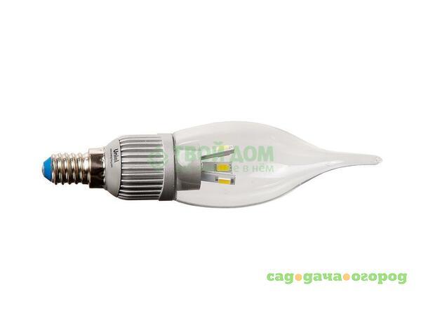 Фото Лампочка Uniel LED-CW37P-3W/WW/E14/CL ALS01