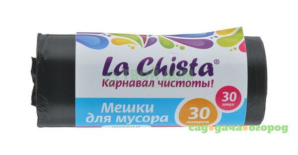 Фото Мешки мусорные La Chista 30 л прочные черный