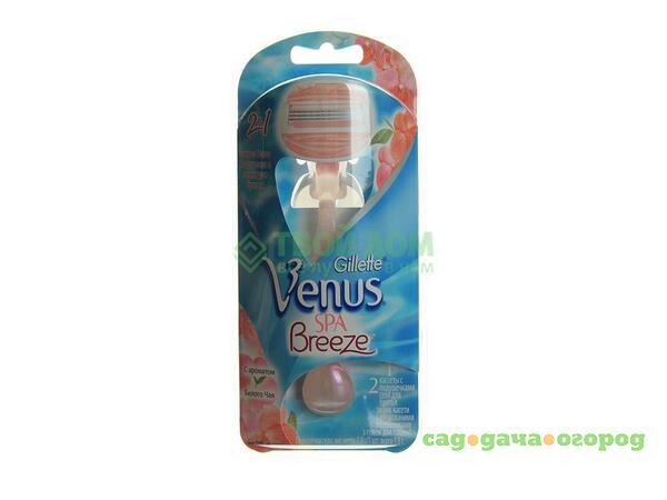 Фото Станок для бритья Gillette Venus Spa Breeze с 2 сменныи кассетами (VNS-75055968)