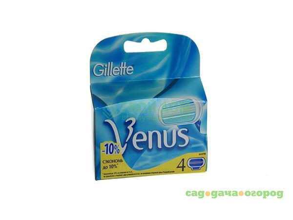 Фото Сменные кассеты для станка Gillette Venus 4 шт (VNS-75065866)