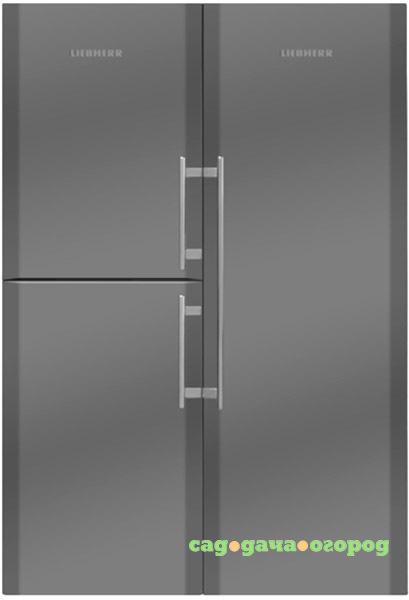 Фото Холодильник Side-by-Side Liebherr SBSES 7353 нержавеющая сталь