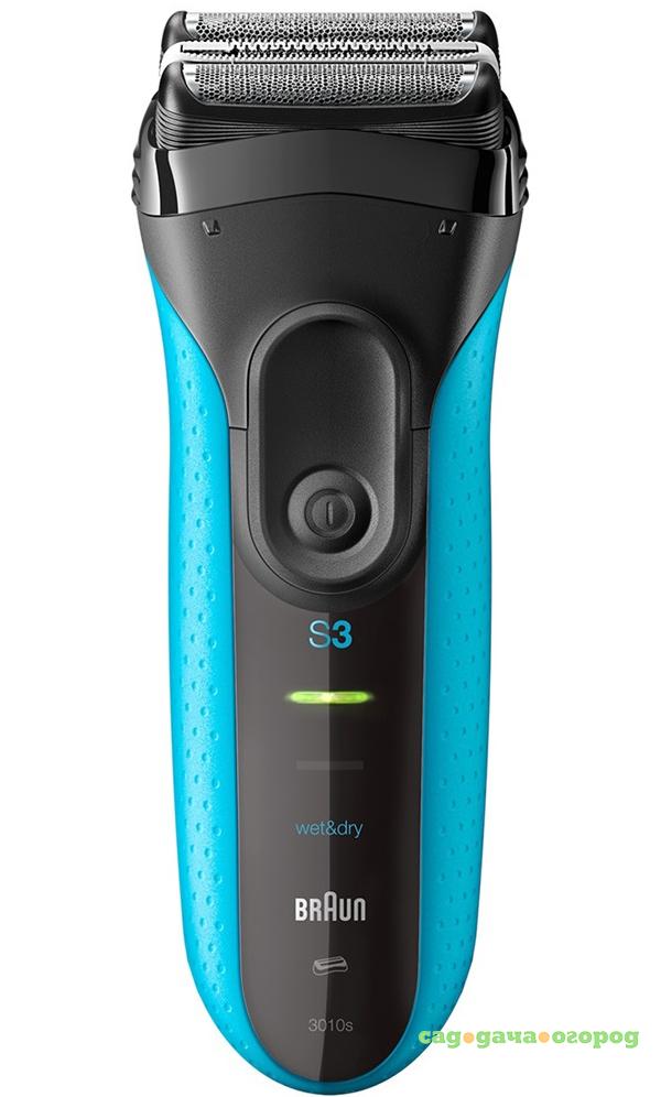 Фото Электробритва Braun Series 3 Shave & Style 3010BT Blue