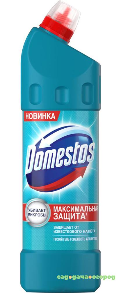 Фото Чистящее средство Domestos Максимальная защита Свежесть Атлантики 1,25 л