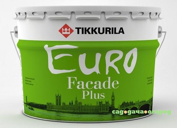 Фото Краска фасадная tikkurila евро плюс 9 л