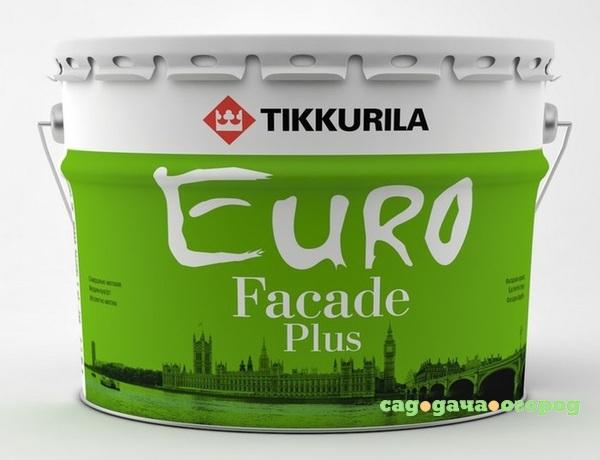 Фото Краска фасадная tikkurila евро фасадная плюс база  с 9 л