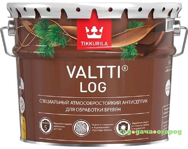 Фото Антисептик tikkurila valtti log ec 9 л