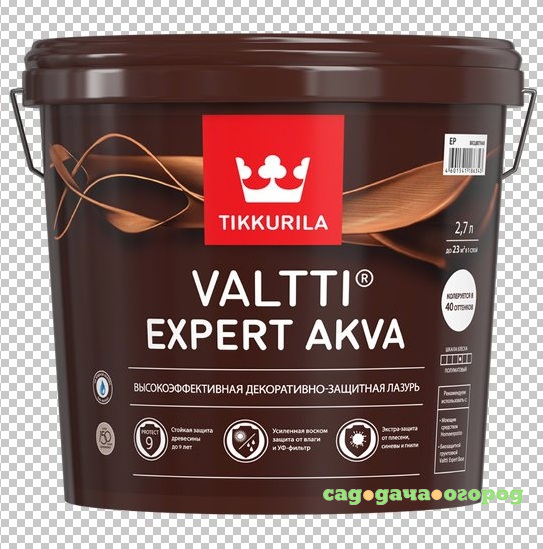 Фото Антисептик Tikkurila Valtti Expert Akva сосна 2.7 л