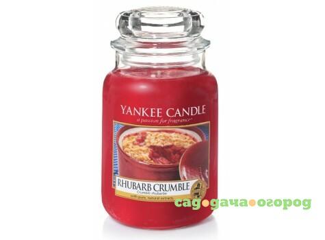 Фото Ароматическая свеча Yankee Candle Ревеневый пирог (1519661E)